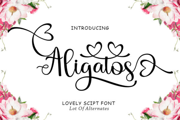 Aligatos: The Script Font for Small Business Branding