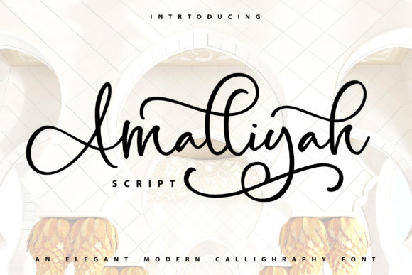 Amalliyah: A Dainty Script Font for Editorial Design