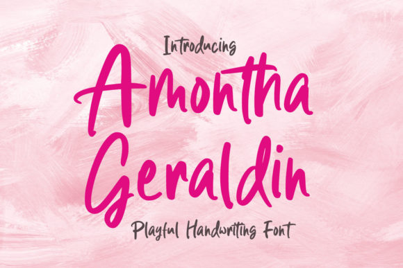 Amontha Geraldin Font for Scroll-Stopping Social Content