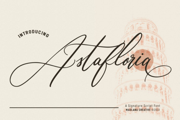 Astafloria: A Thin Elegant Script Font for Branding
