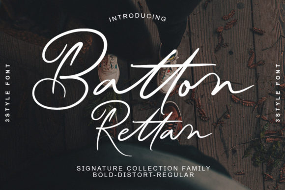 Batton Rettan: Elegant Script Font for Crafters