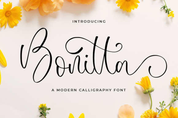 Bonitta Script Font for Elegant Branding