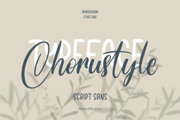Chorustyle Duo Typeface for Modern Branding