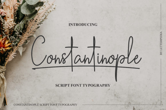 Constantinople: A Thin Script Font for Elegant Editorial Design