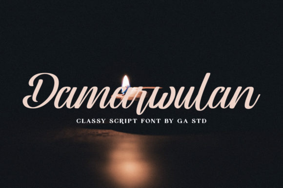 Damarwulan: The Perfect Script Font for Small Business Branding