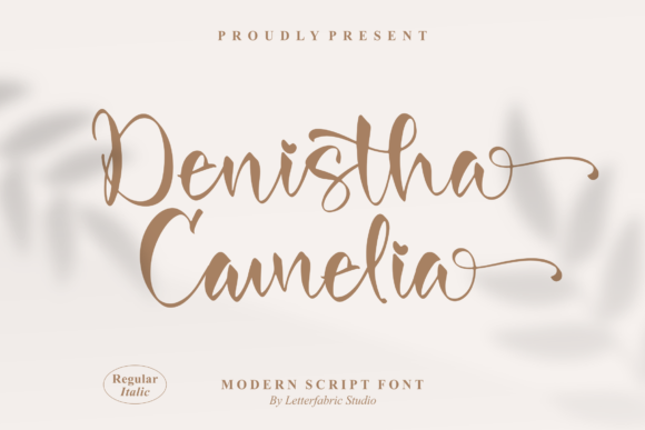 Denistha Camelia: A Chic Script Font for Makers