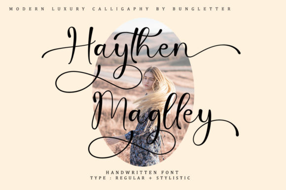 Haythen Maglley Typeface for Digital Design