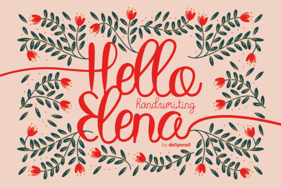Hello Elena: The Script Handwritten Font for Marketers