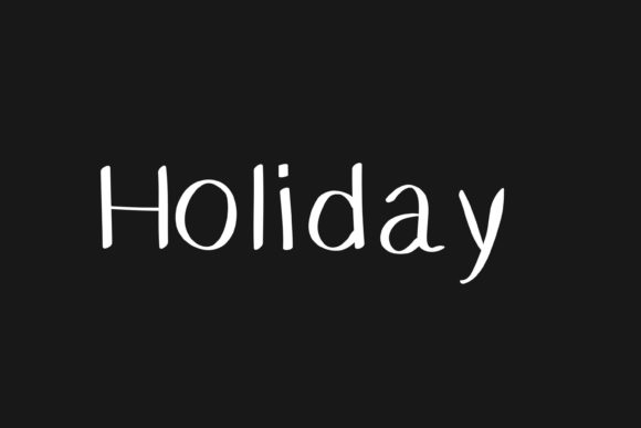 Holiday Font: A Delicate Script for Handmade Creations