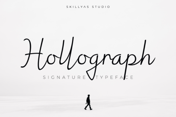 Hollograph Signature Font for Elegant Branding