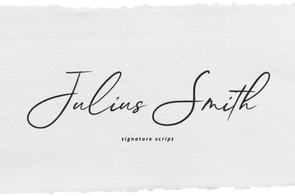 Julius Smith: The Script Font for Modern Branding