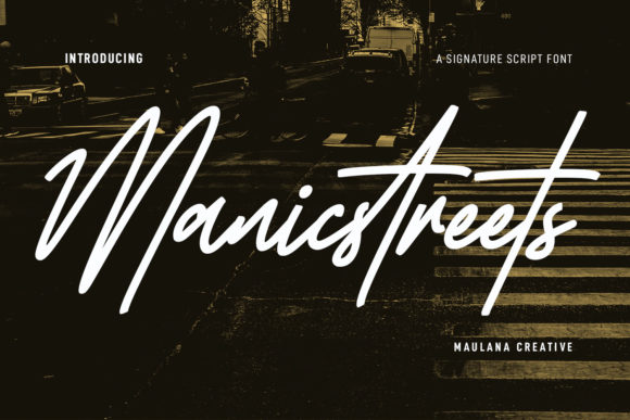 Manic Streets Font for Crafters and Sellers