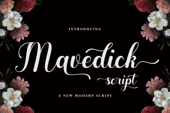 Mavedick: A Refined Script Typeface for Modern Web Design