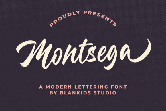 Montsega: A Retro Script Font for Branding