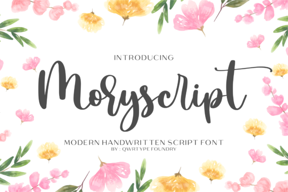 Moryscript: A Modern Script Typeface for Web Design
