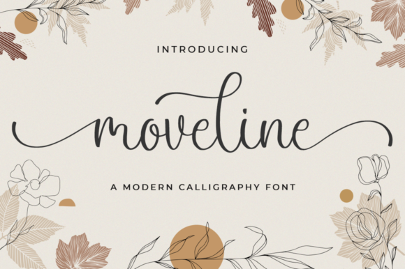 Moveline: A Modern Script Font for Campaigns