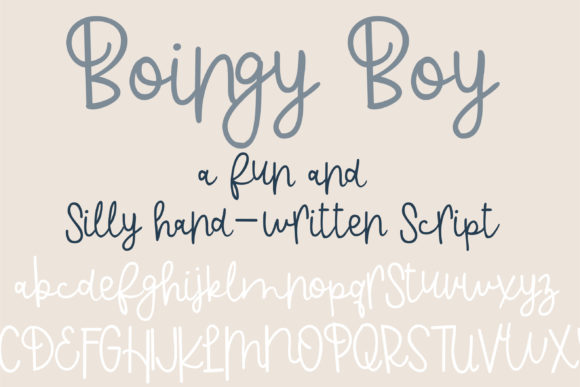 PN Boingy Boy: A Playful Script Font for Campaigns