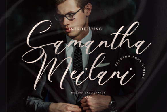 Samantha Meilani: The Romantic Script Font for Makers