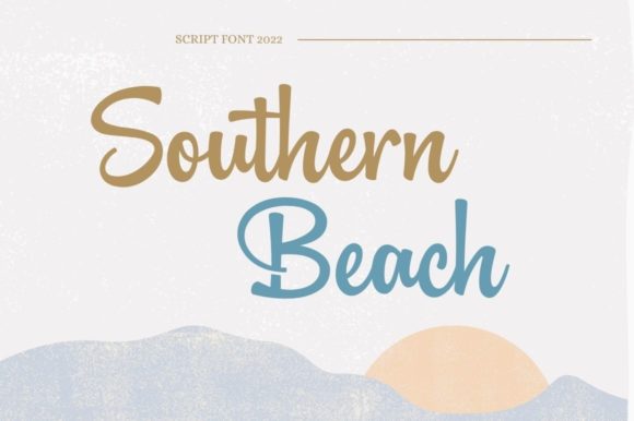 Southern Beach Script Font for Digital Design