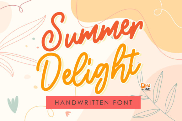 Summer Delight: A Vintage Script Font for Editorial Design
