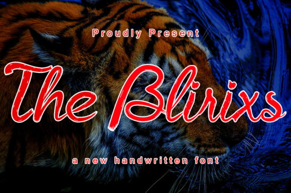 The Blirixs: A Delicate Script Font for Crafters
