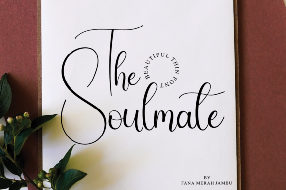 The Soulmate Font: Elegant Script for Digital Campaigns