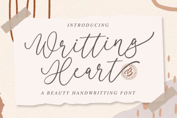 Writting Heart: The Ultimate Script Font for Elegant Design