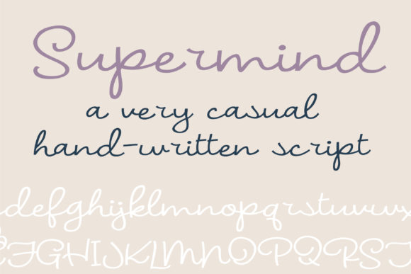 ZP Supermind: The Perfect Handwritten Font for Crafters